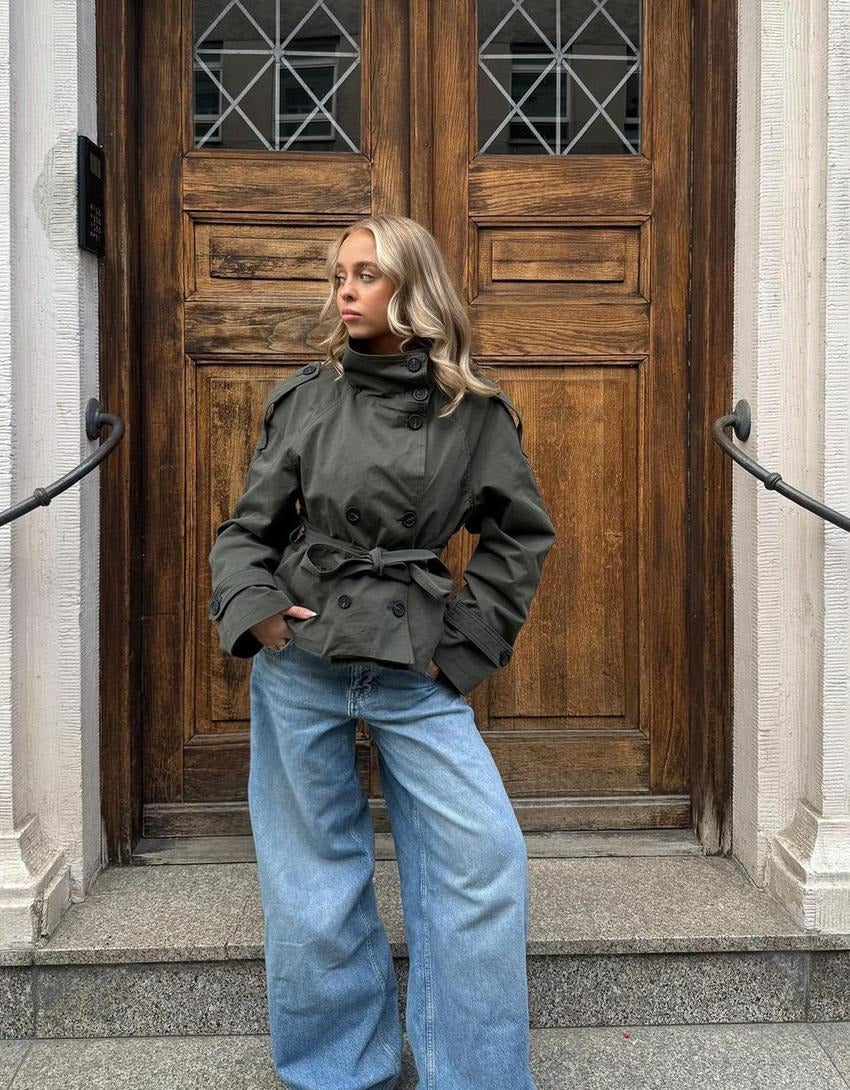 Veste trench courte
