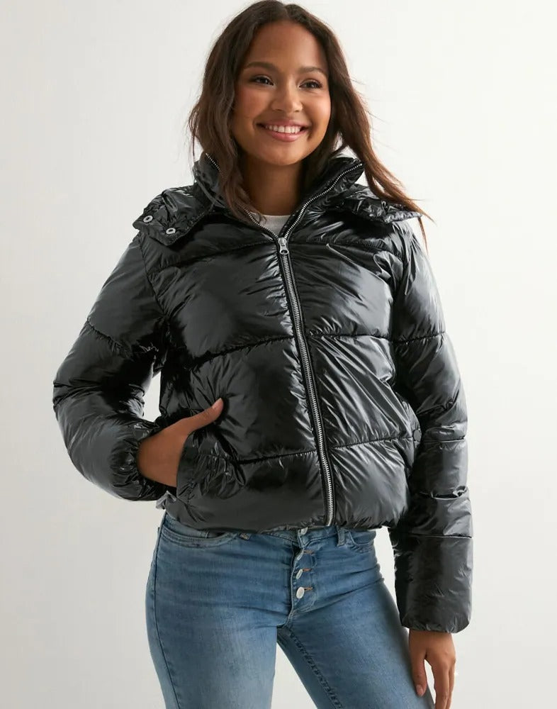 Lily - Shiny Puffer Jacket