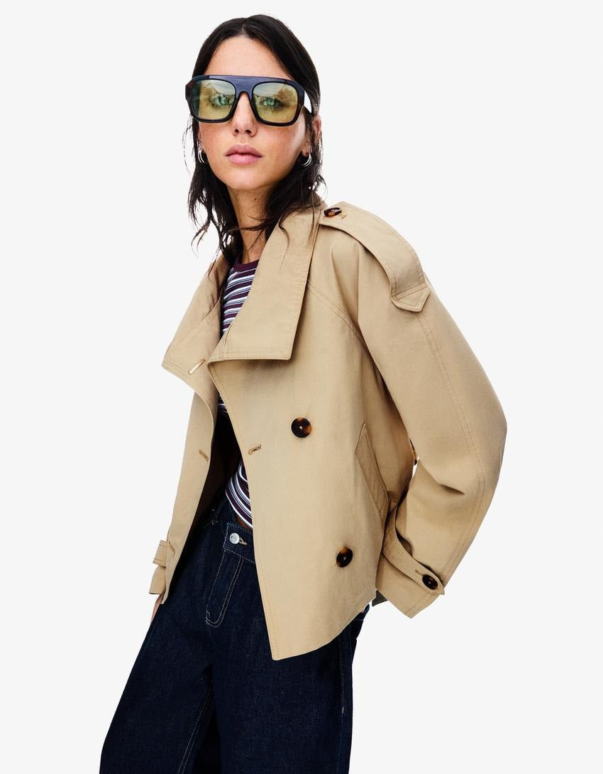 Veste trench courte