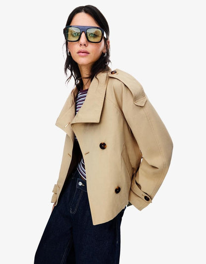 Veste trench courte