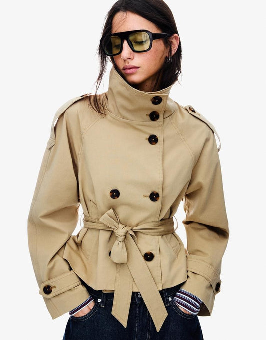 Veste trench courte