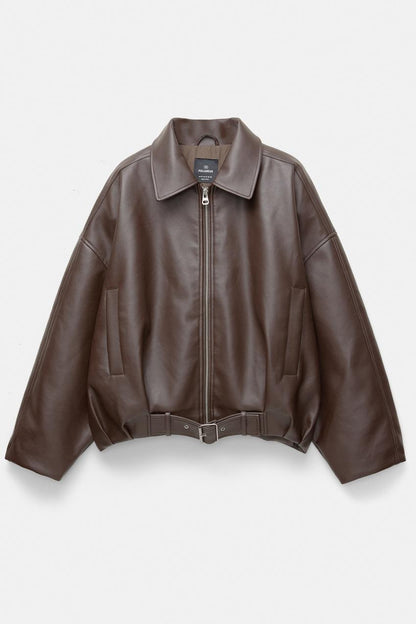 Samy - Veste bomber similicuir