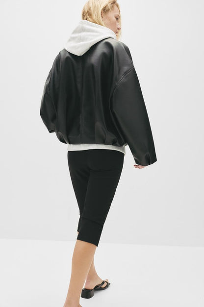 Samy - Veste bomber similicuir