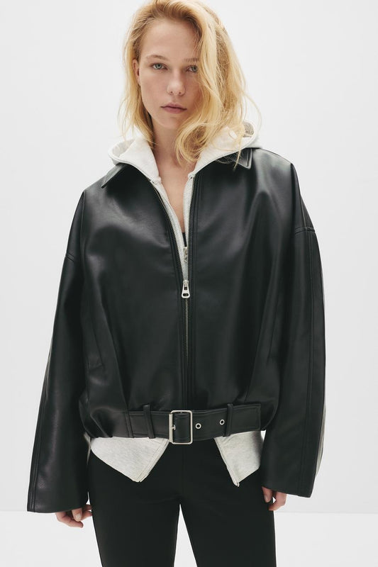 Samy - Veste bomber similicuir